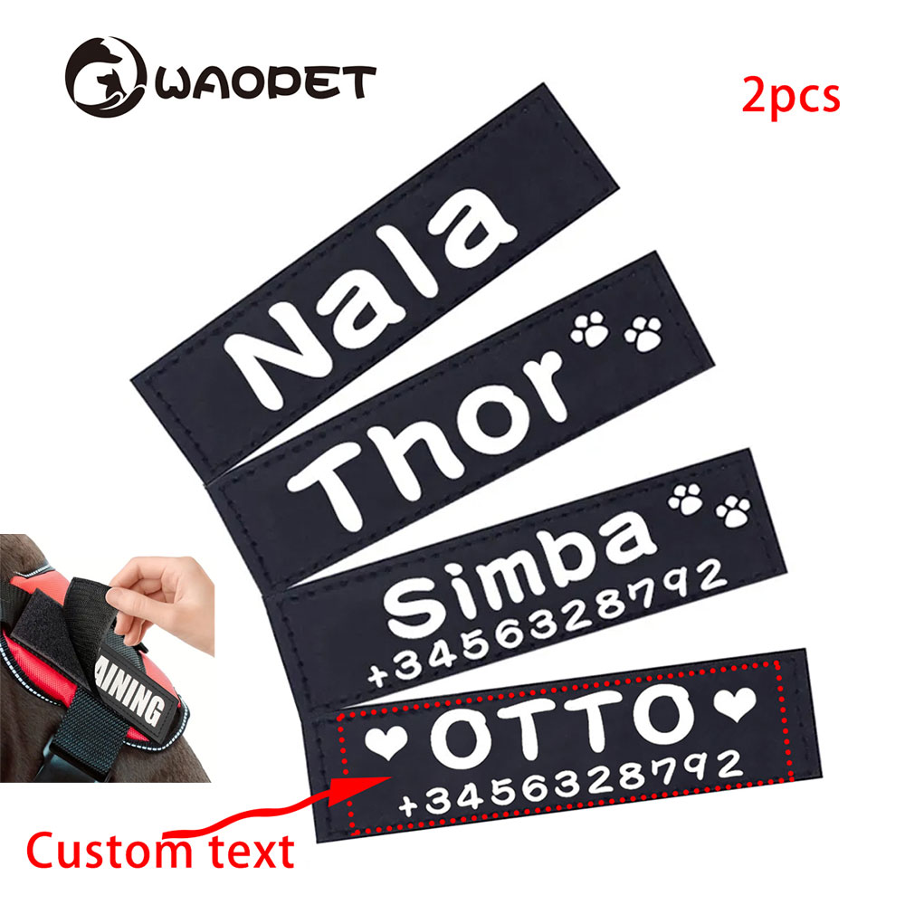 Sewing Label - Özel Köpek Kimlik Etiketleri, Tasması İçin