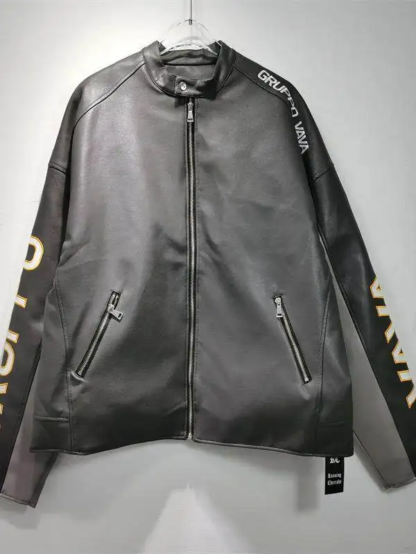Leather Needle Heavy - VAVA ağır deri ceket VAFFANCULO GO46