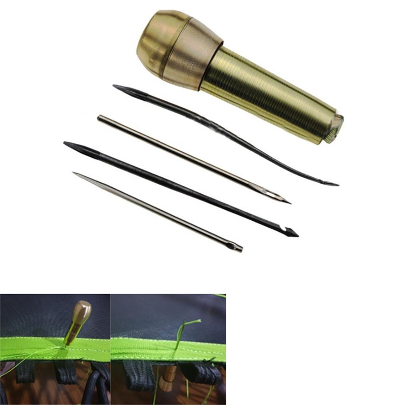 Needle Threader Tool - Bakır Saplı Dikiş Awl'ı DIY El