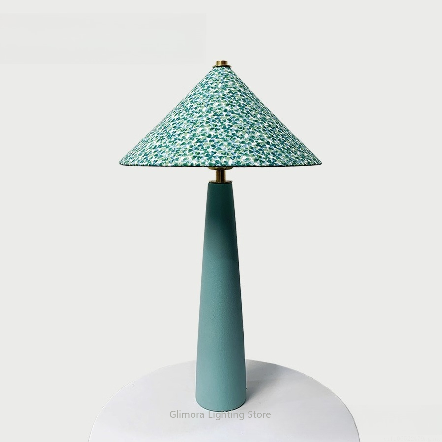 Century Textile & Sewing Supply Online Shopping - Teal Şemsiye Şeklinde Masa Lambası: Orta