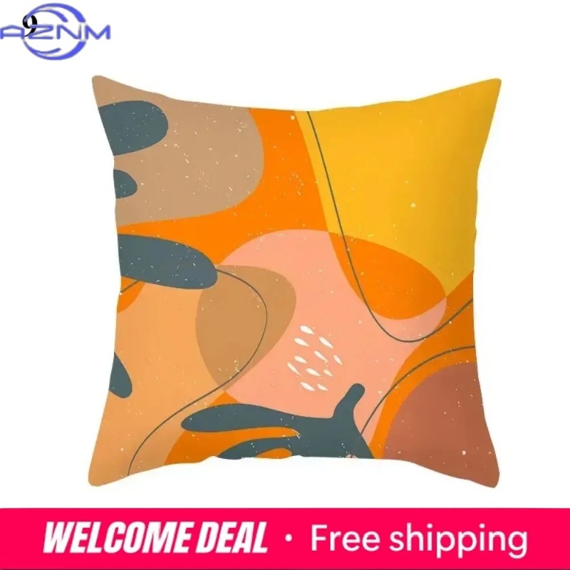 Boho turuncu soyut minder örtü - Century Textile & Sewing Supply Online Shopping incelemesi ve fiyatı