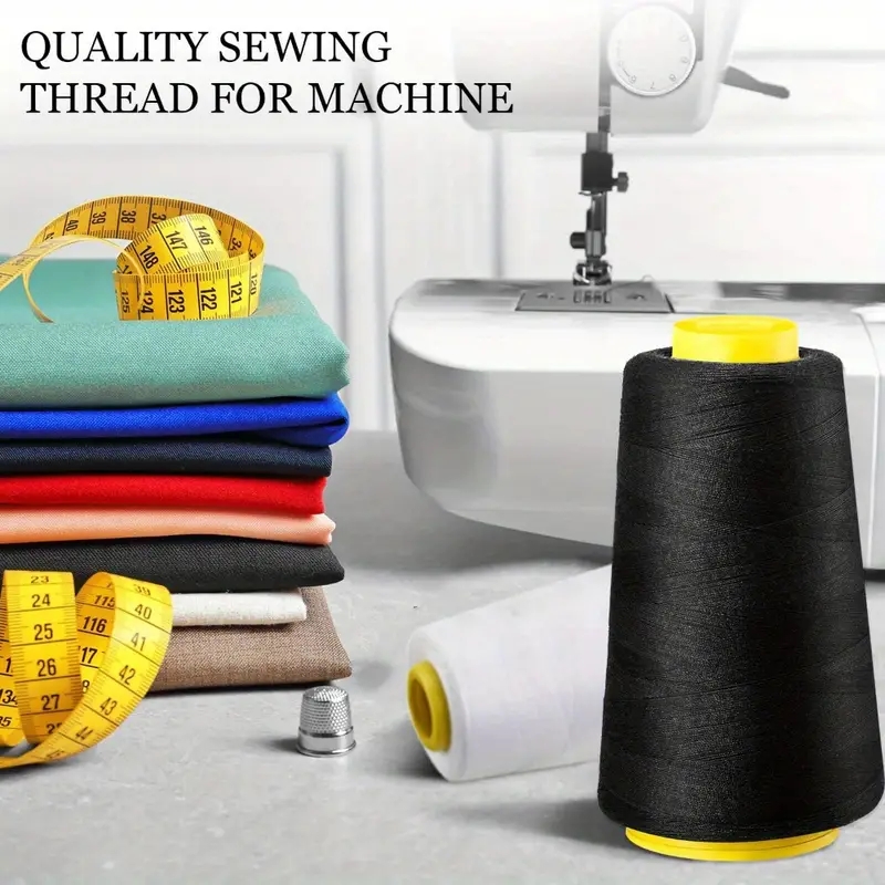 3 Siyah + 3 Beyaz Overlok İpli - Serger Thread Cone incelemesi ve fiyatı