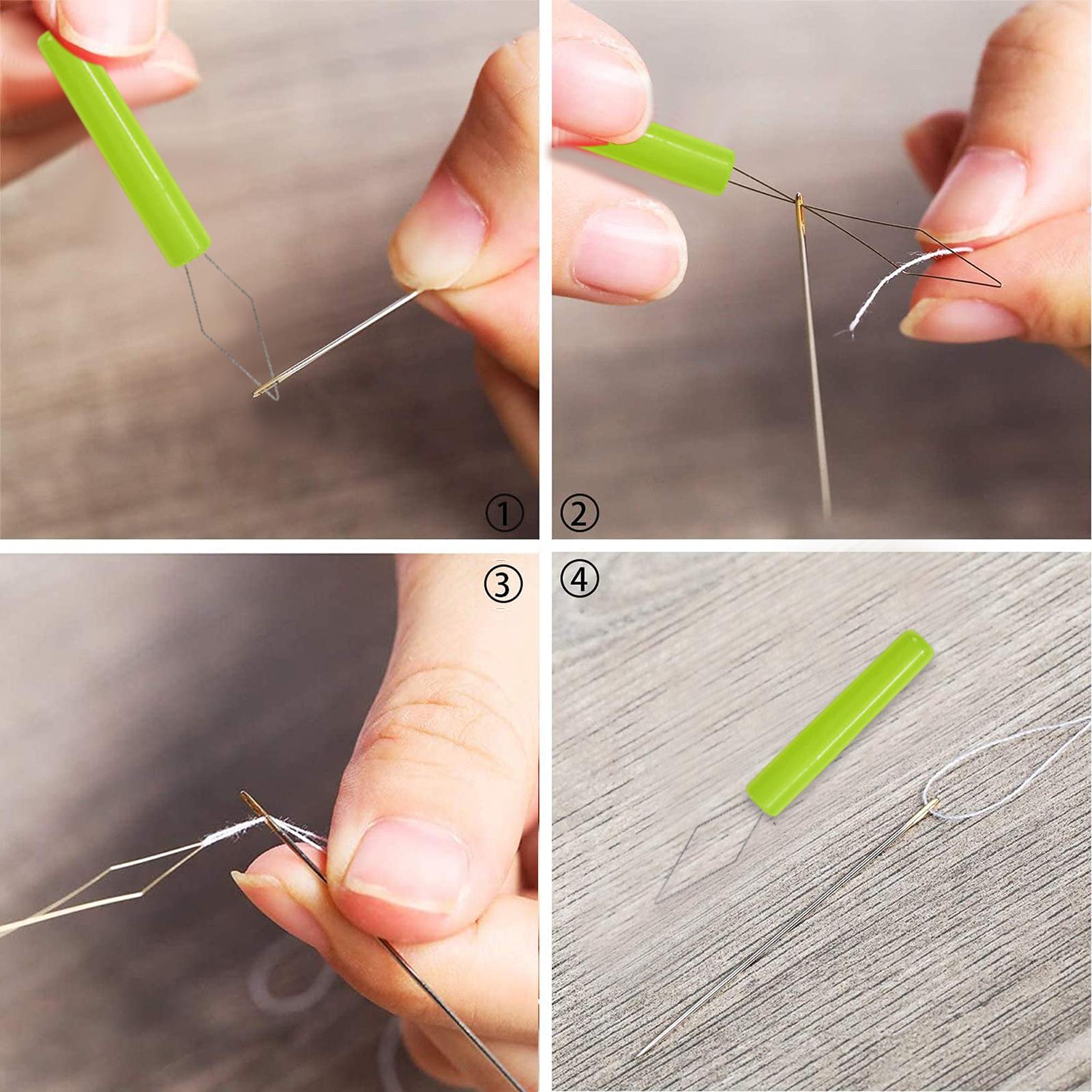 3 adet iğne geçirici kapaklı o - Needle Threader Tool incelemesi ve fiyatı