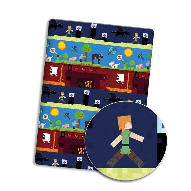 Karikatür Polyester kumaş 140x - Sewing And Textile incelemesi ve fiyatı