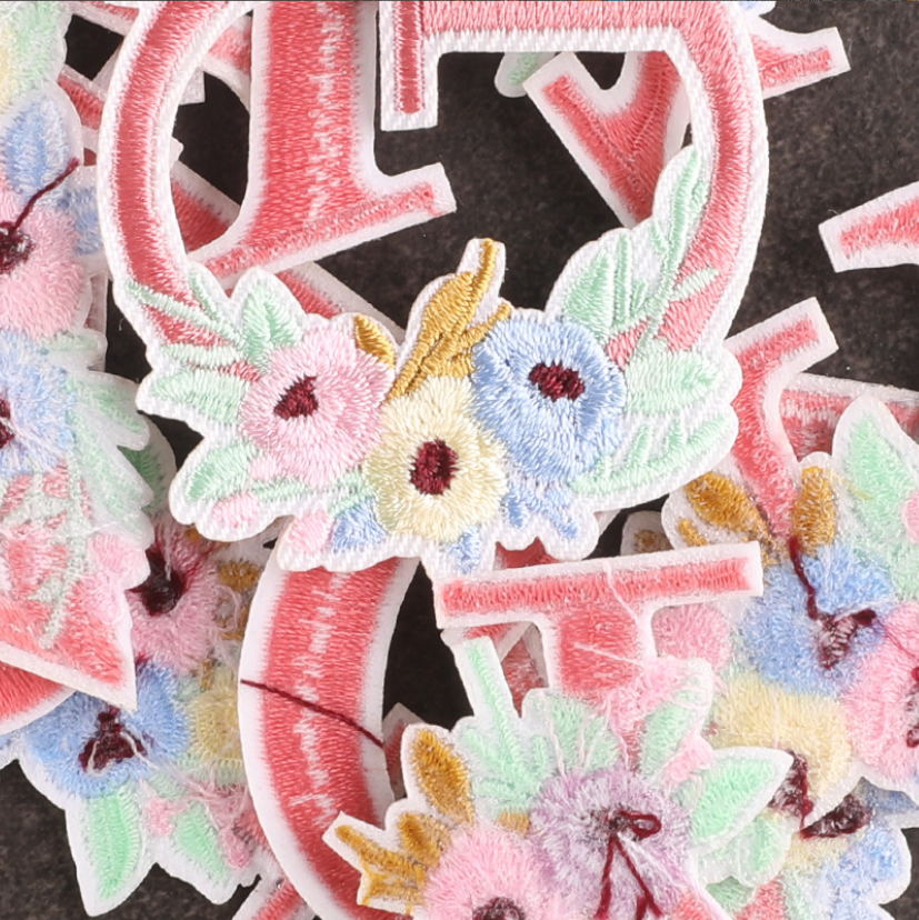 10 Adet Pembe Çiçekler Alfabe  - Sewing Id incelemesi ve fiyatı