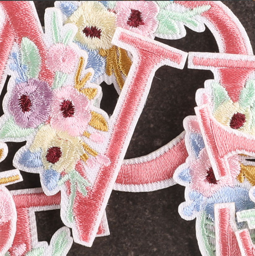 10 Adet Pembe Çiçekler Alfabe  - Sewing Id incelemesi ve fiyatı