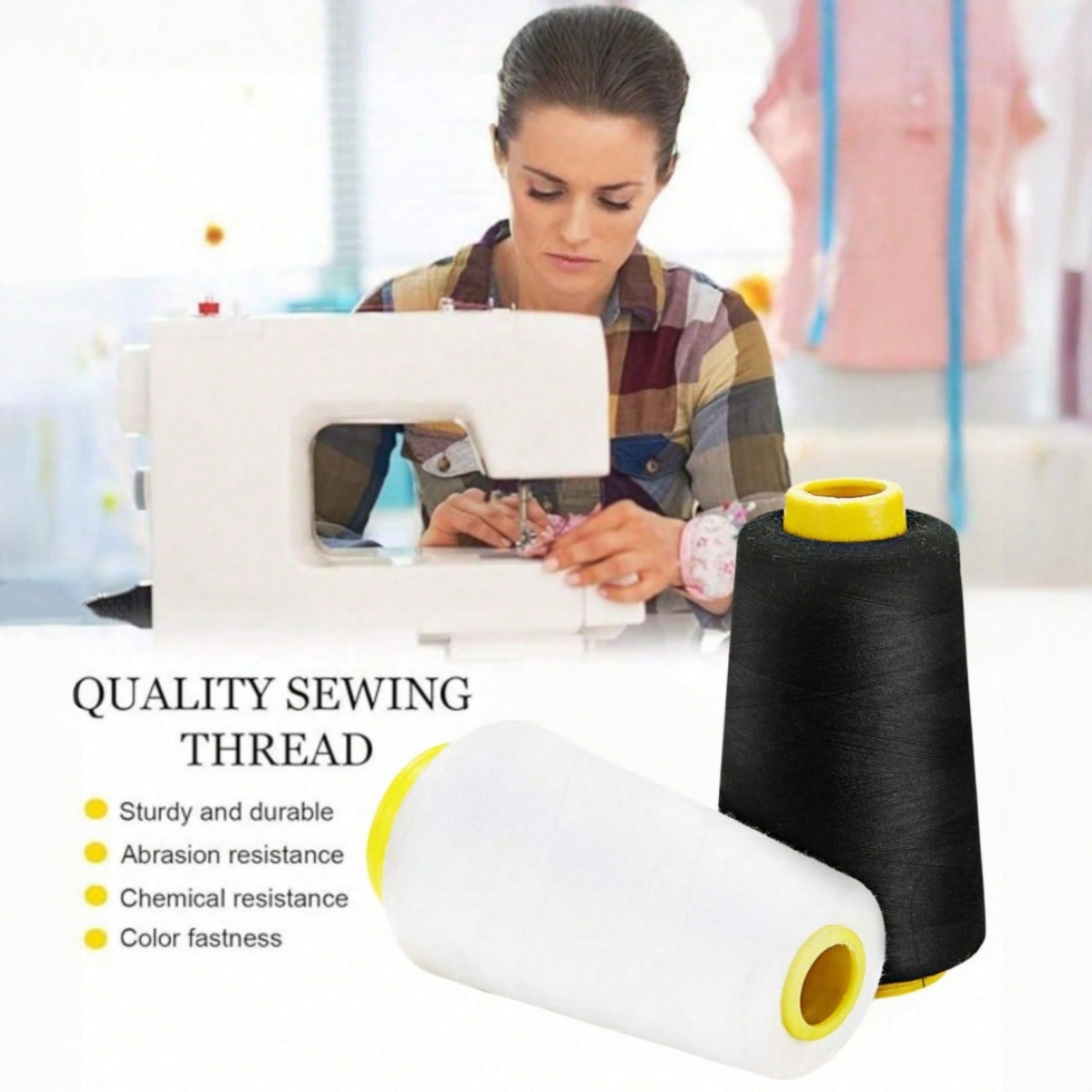 1-6 Rulo 3000 Yard'lık Her Bir - Serger Thread Cone incelemesi ve fiyatı