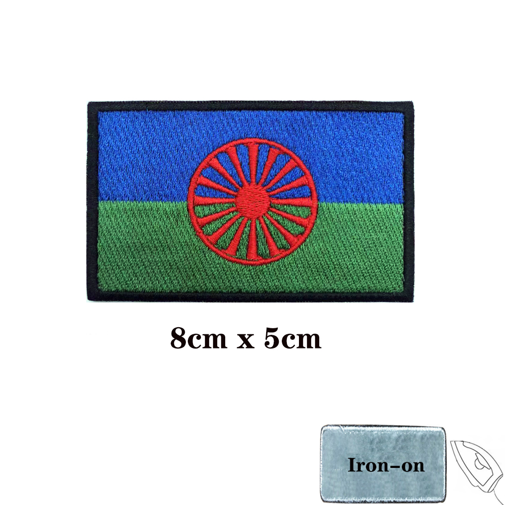 Rom Çingene Bayrağı Romani Yam - Velcro Sew On incelemesi ve fiyatı