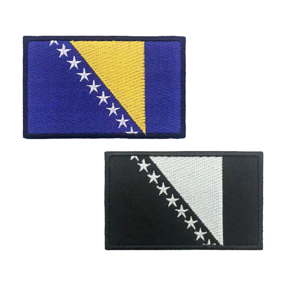 1 adet bayrak bosna hersek'in  - Velcro Sew On incelemesi ve fiyatı