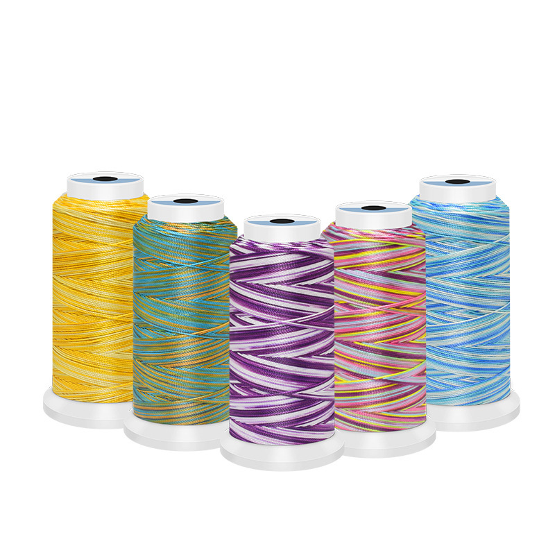 0.5/0.8/1mm Polyester gökkuşağ - Sewing Thread In Textile incelemesi ve fiyatı